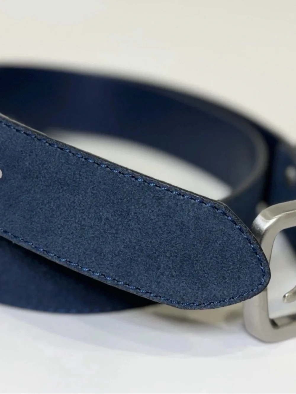 Bugatchi navy suede